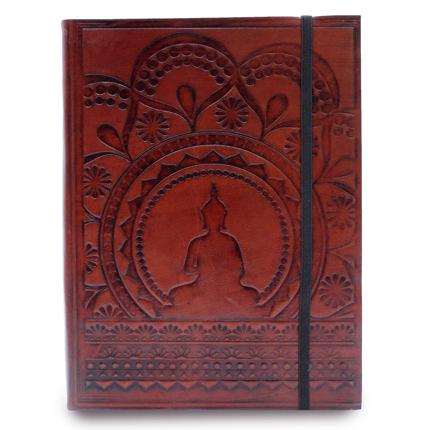Tibetan Mandala Leather Notebook