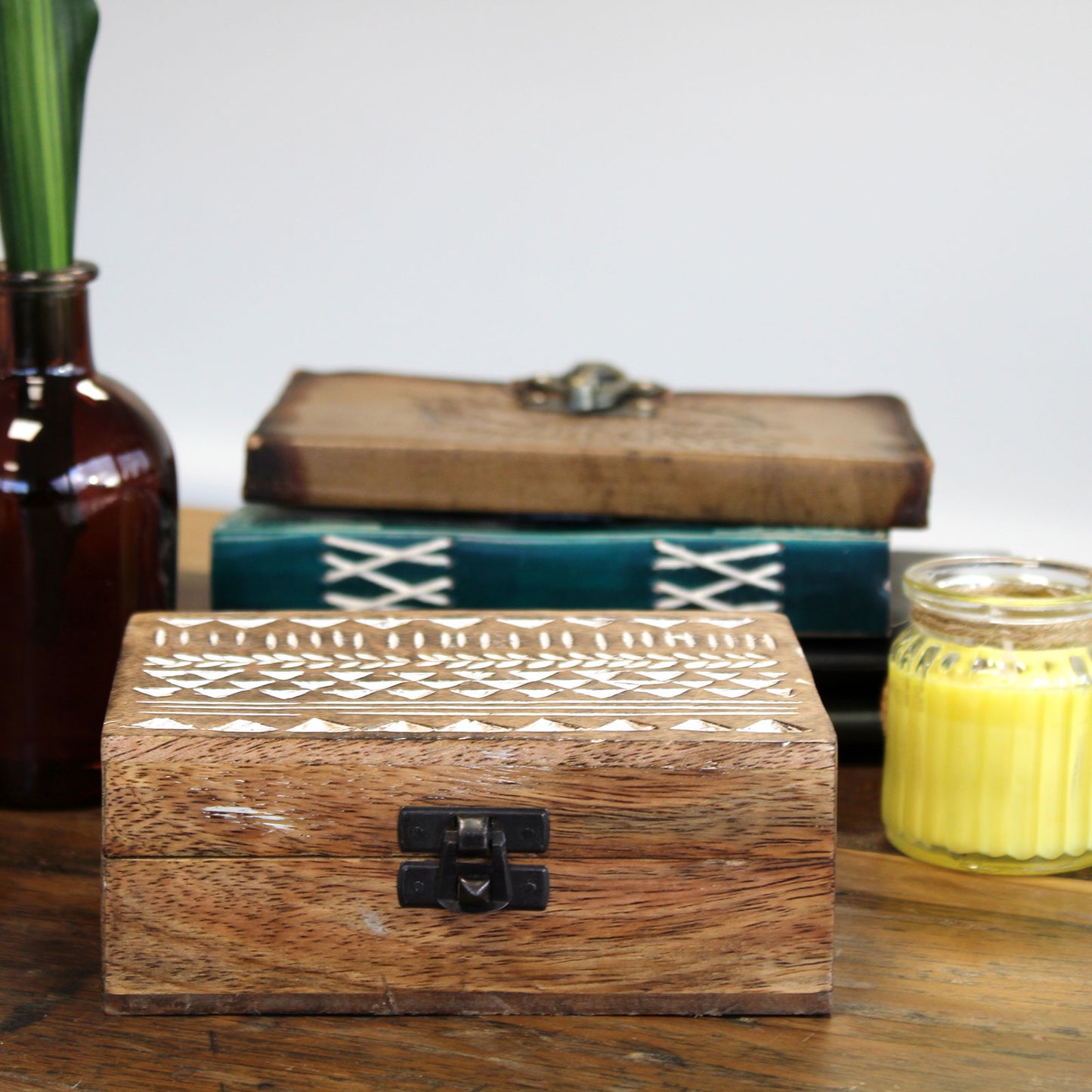 Mango Wood Box - Slavic Design