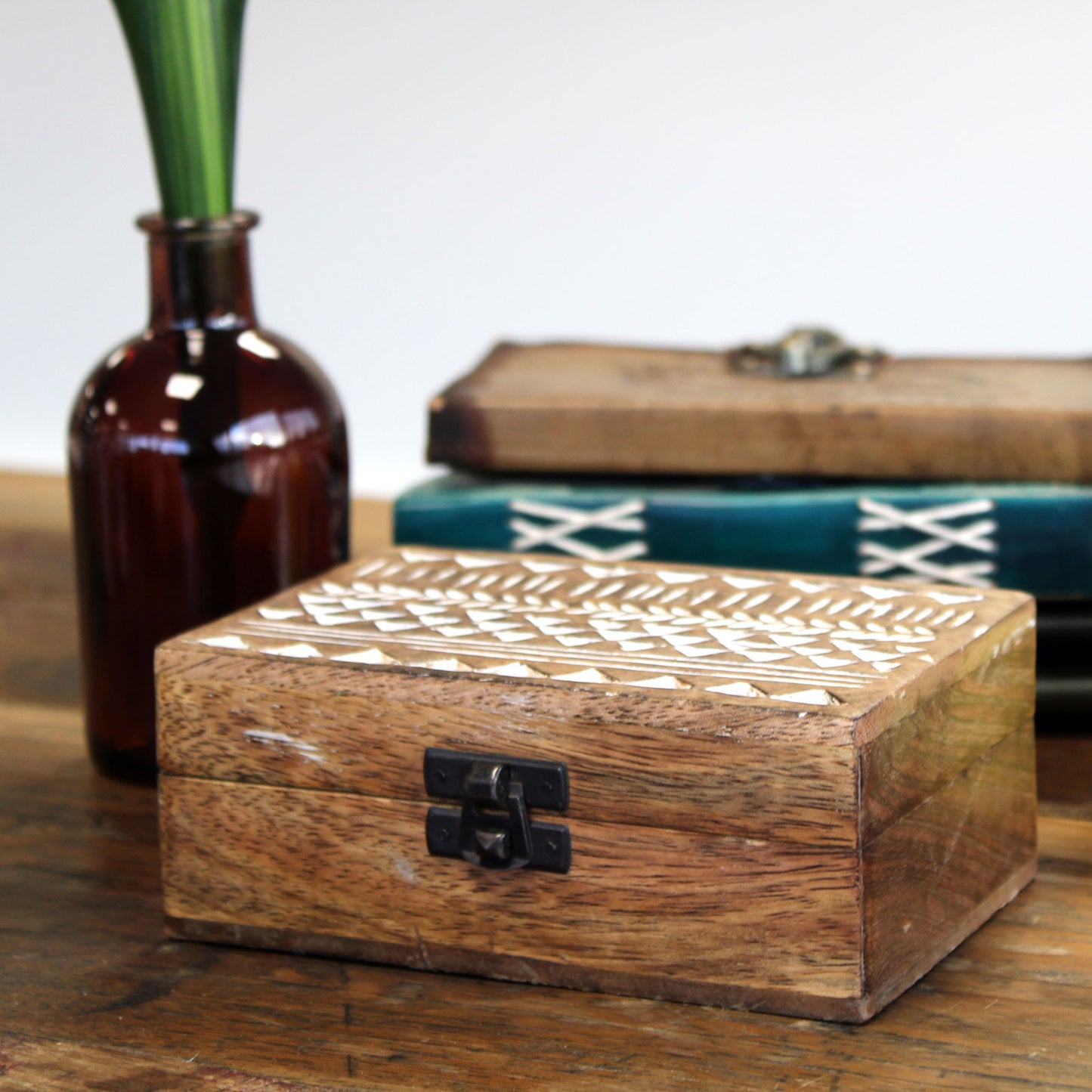 Mango Wood Box - Slavic Design