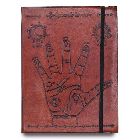 Palmistry Leather Notebook