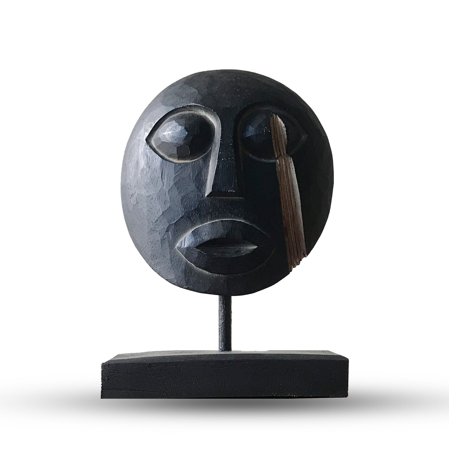 Timor Tribal Decorative Mask – Black Finish