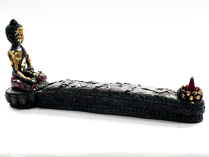 Antique Buddha Incense Burner & Box