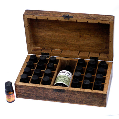 Mango Wood Aromathrapy Box - Floral