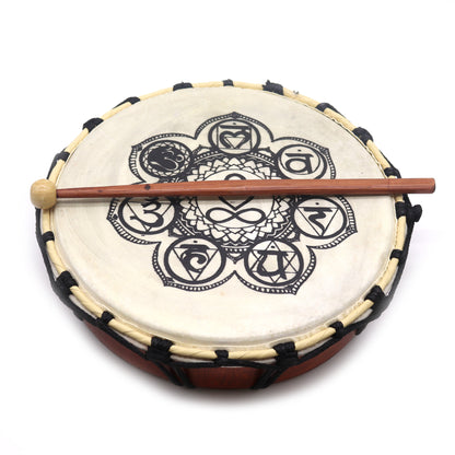 Chakra Shamanic Drum with Sticks