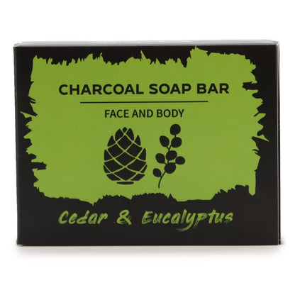 Natural Activated Charcoal Soap Bar - Hemp Seed, Argan & Shea