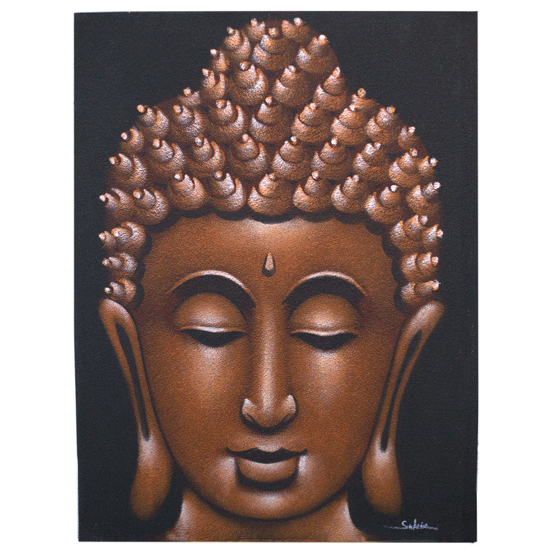Buddha Painting - Sand Finish