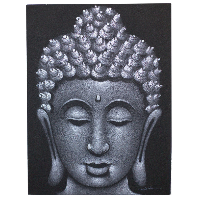 Buddha Painting - Sand Finish