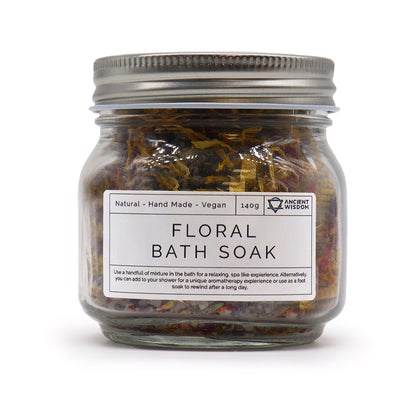 Floral Bath Soak – Botanical Ritual Blend
