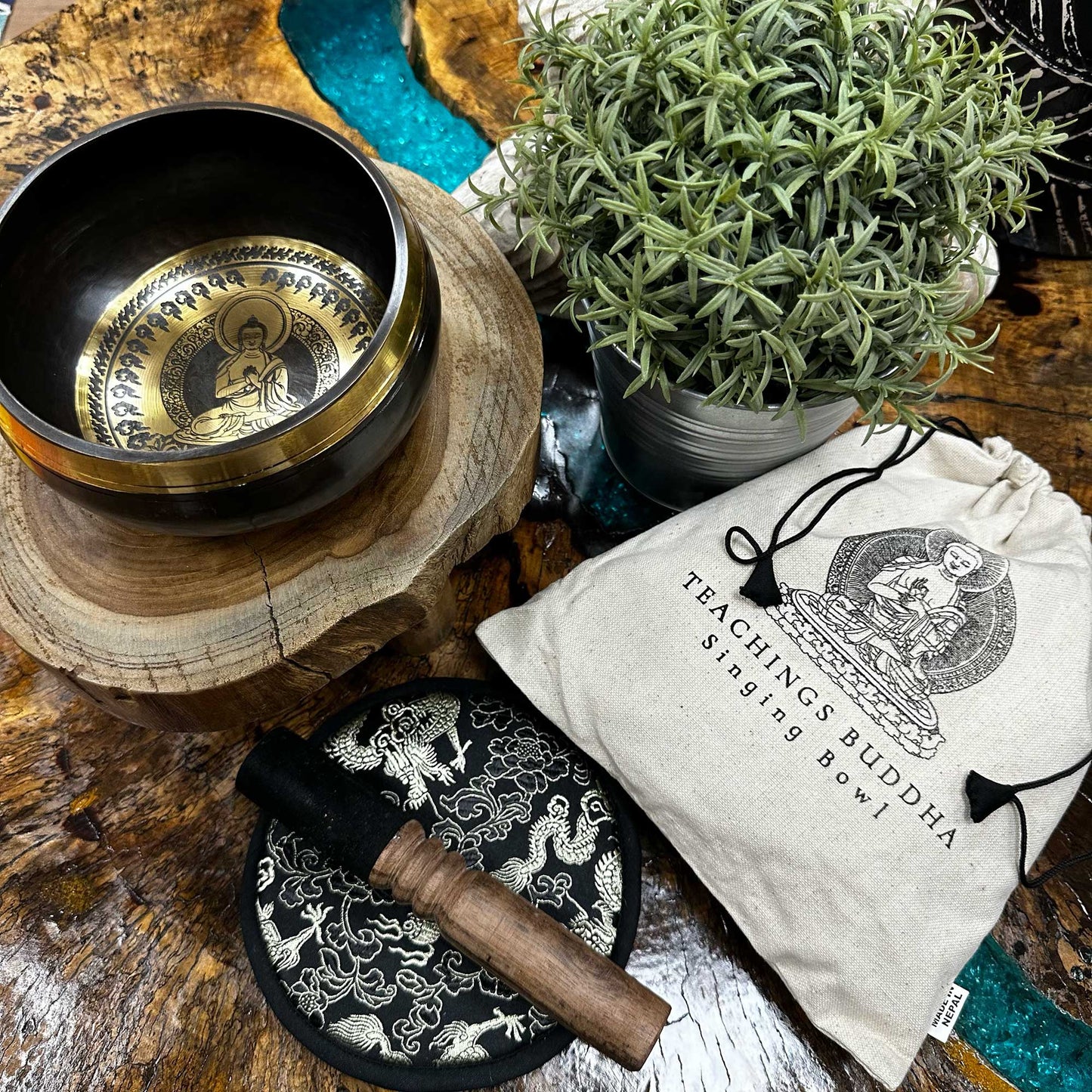 Handcrafted Singing Bowl Set (14cm)