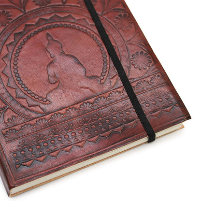 Tibetan Mandala Leather Notebook