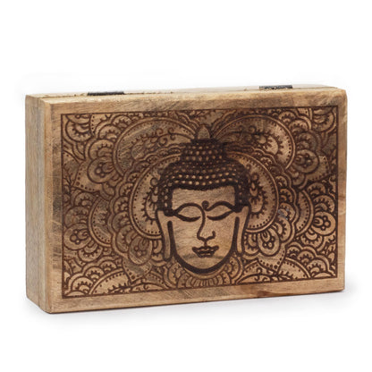 Big Rectangle Box - Buddha Design - 21.5x14x6.3cm
