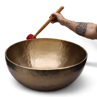 Professional Plain Standing Singing Bowl – 50x20cm | Large Vibrational Sound Bath Bowl for Healing & Meditation