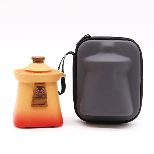 Portable Temple Teapot Set & Three Cups
