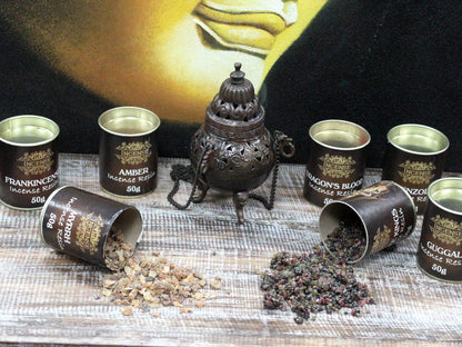 Premium Ancient Resin Incense – Myrrh & Amber