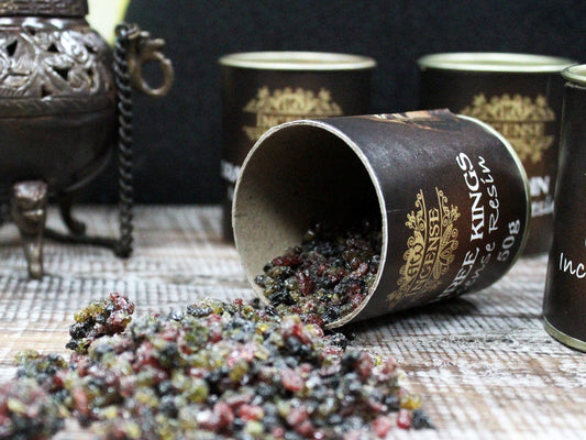 Premium Ancient Resin Incense – Myrrh & Amber