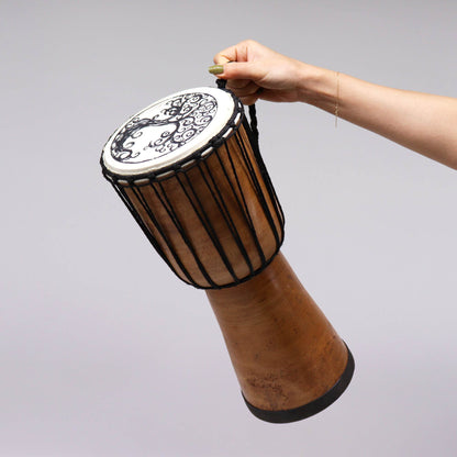 Tree of Life Wide Top Djembe Drum